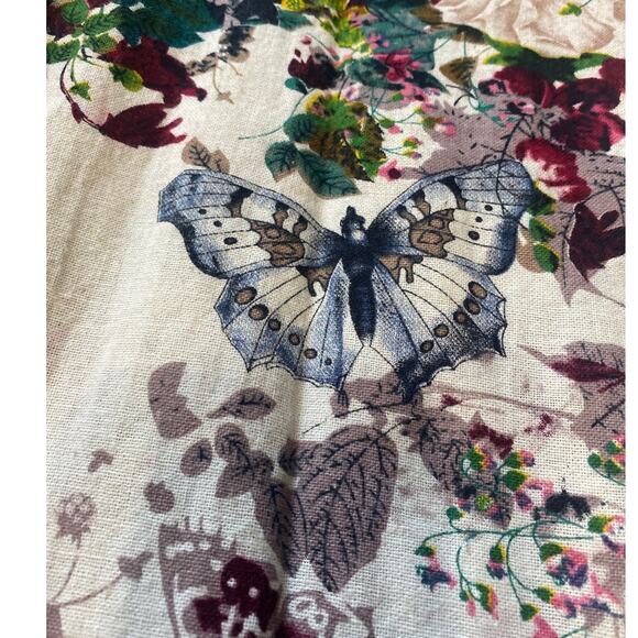 UMGEE USA Dress Women Small Floral Butterfly Babydoll Mini Boho Fairy Cottage - Picture 7 of 9